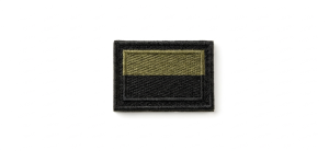 Naszywka Flaga Polski gaszona wojskowa na mundur 55x38 gęsty splot