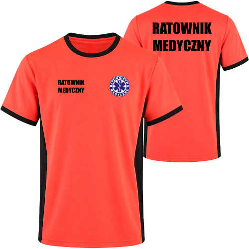 Koszulka T-shirt Duo Contrast – Ratownik Medyczny (Premium)