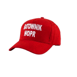 Czapka z daszkiem RATOWNIK WOPR czerwona haft regulowana