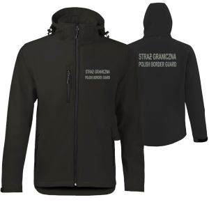 Kurtka softshell Straż Graniczna z Haftem przeciwdeszczowa membrana