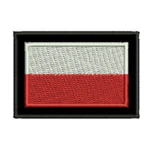 Naszywka flaga Polski 55x38mm