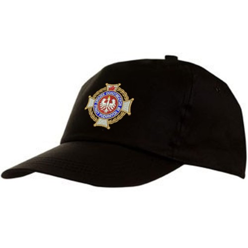  Czapka strażacka z haftem ZOSP